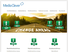 Tablet Screenshot of mediaclever.fi